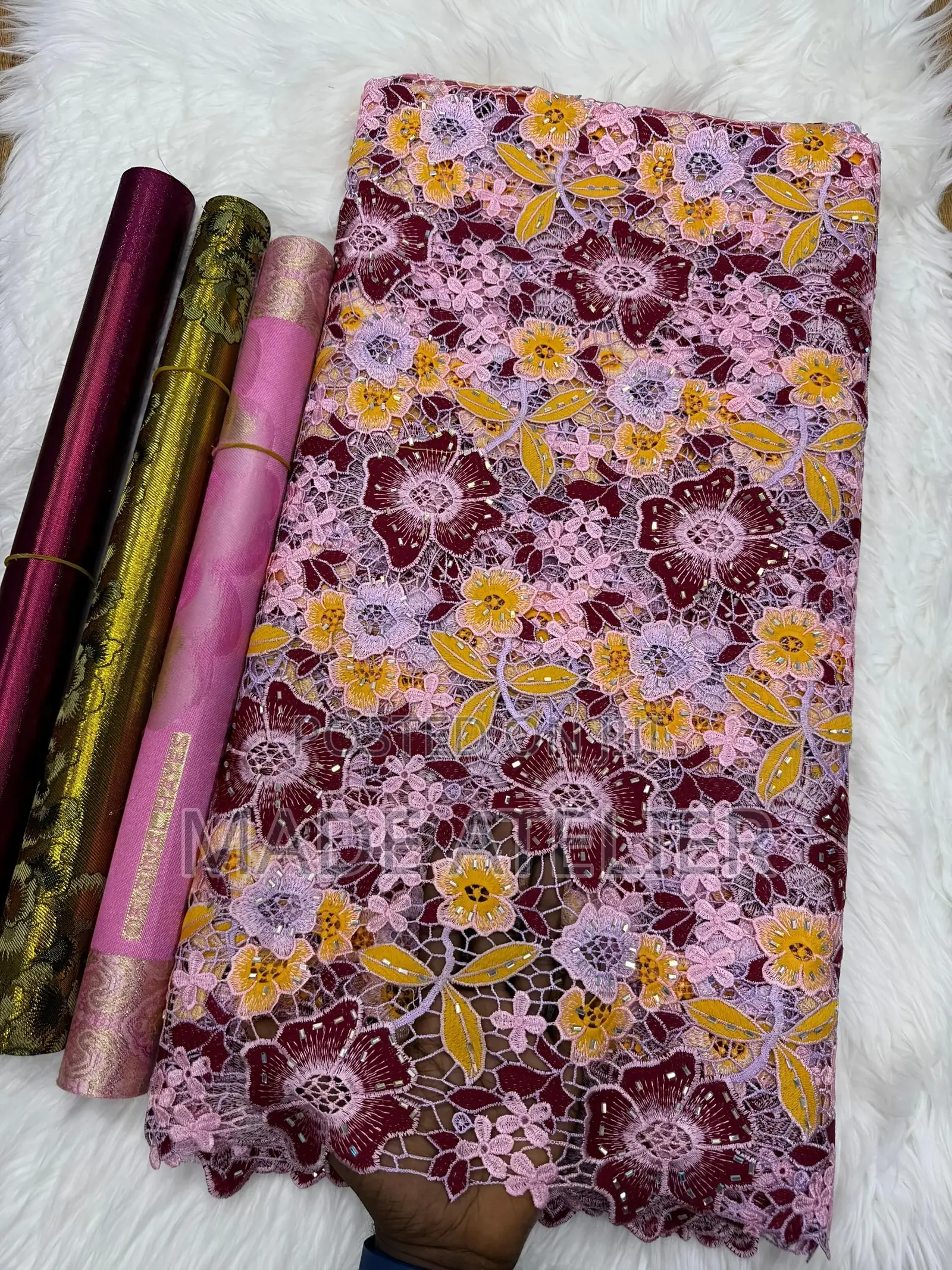 Premium Quality Floral Guipure Lace