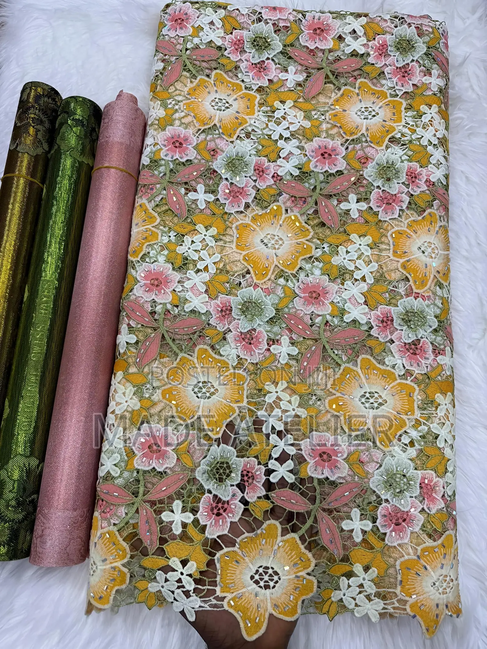 Premium Quality Floral Guipure Lace