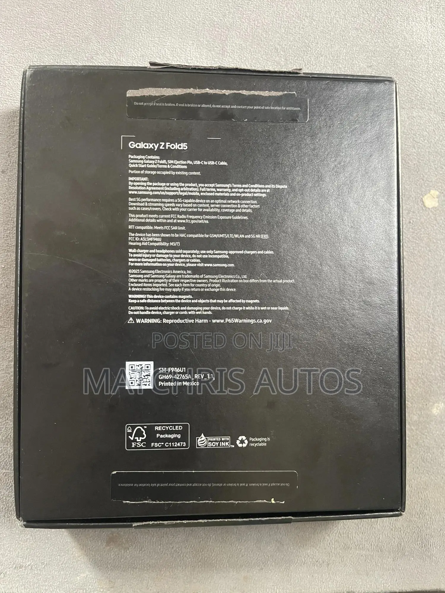 Samsung Galaxy Z Fold 5 256 GB Black