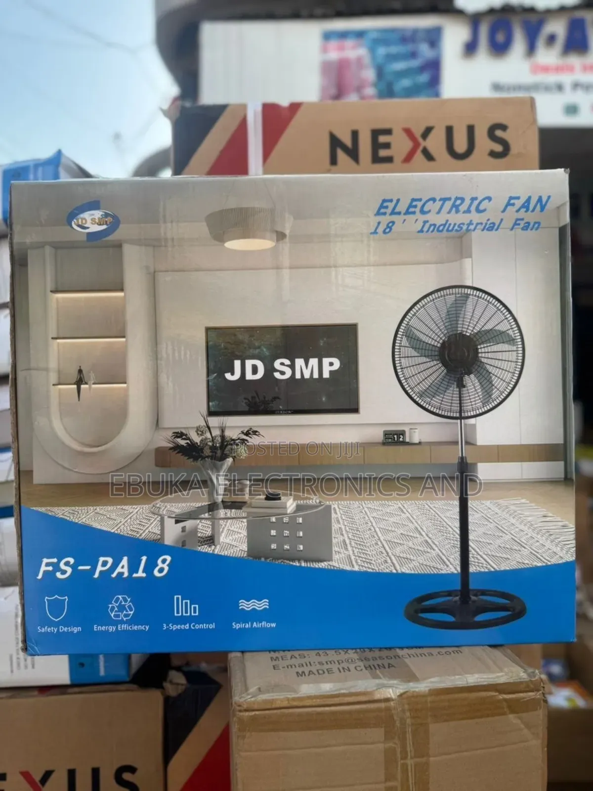 18 Inches SMP Electric Standing Fan Is Available Now