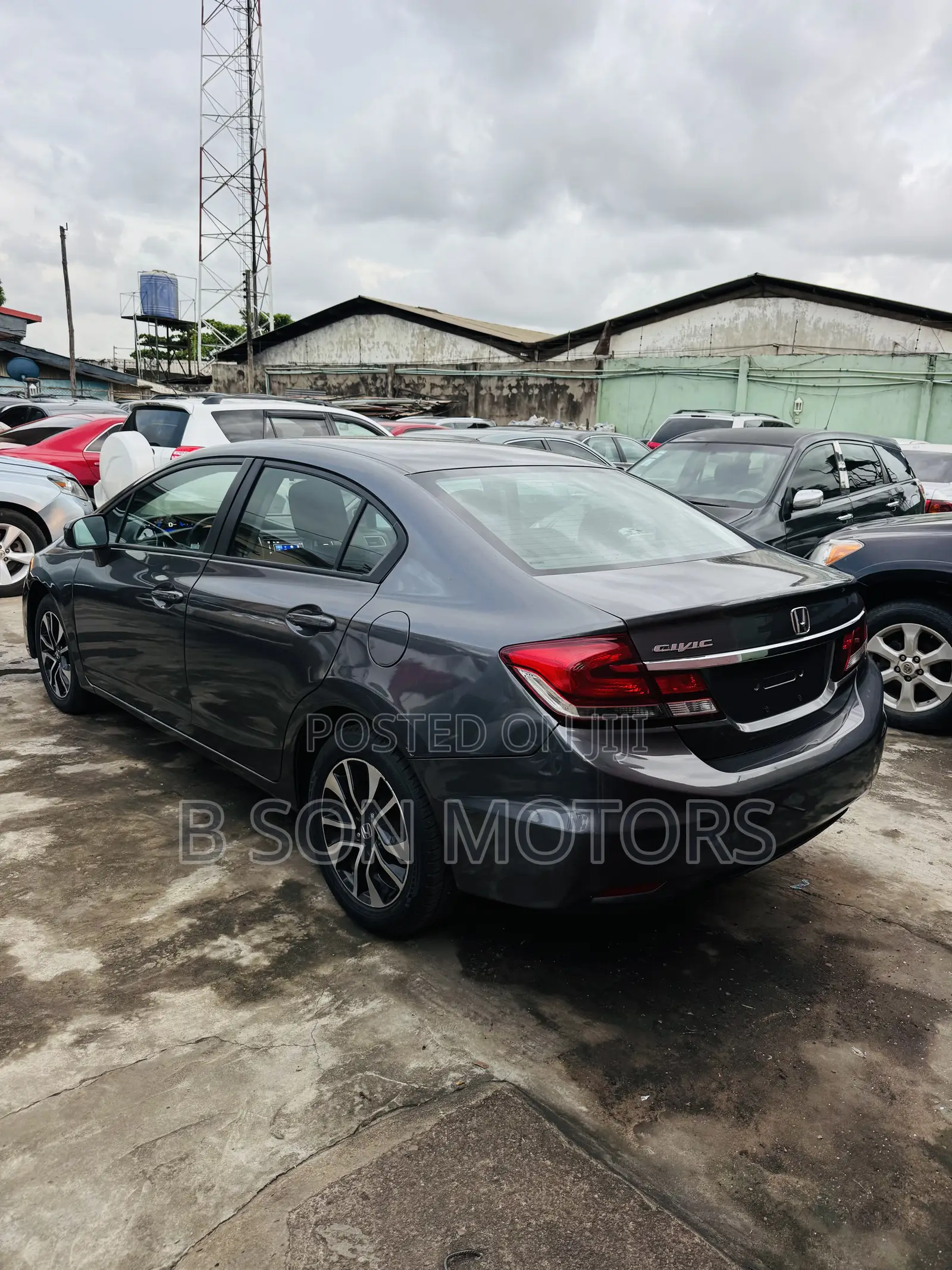 Honda Civic EX 4dr Sedan (1.8L 4cyl CVT) 2015 Gray