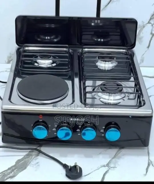 Kinelco Gas Cooker 3+1 Hot Place