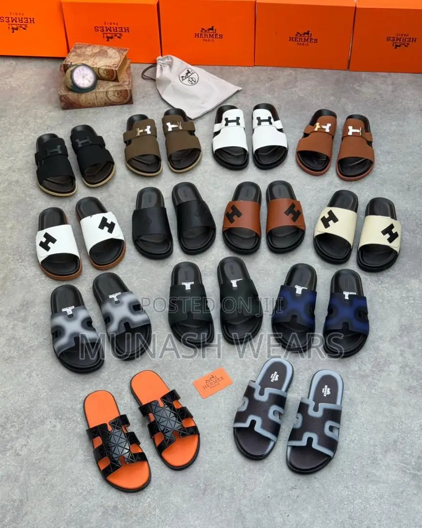 Hermes X Louis Vuitton Slipers Design Collection 40-46