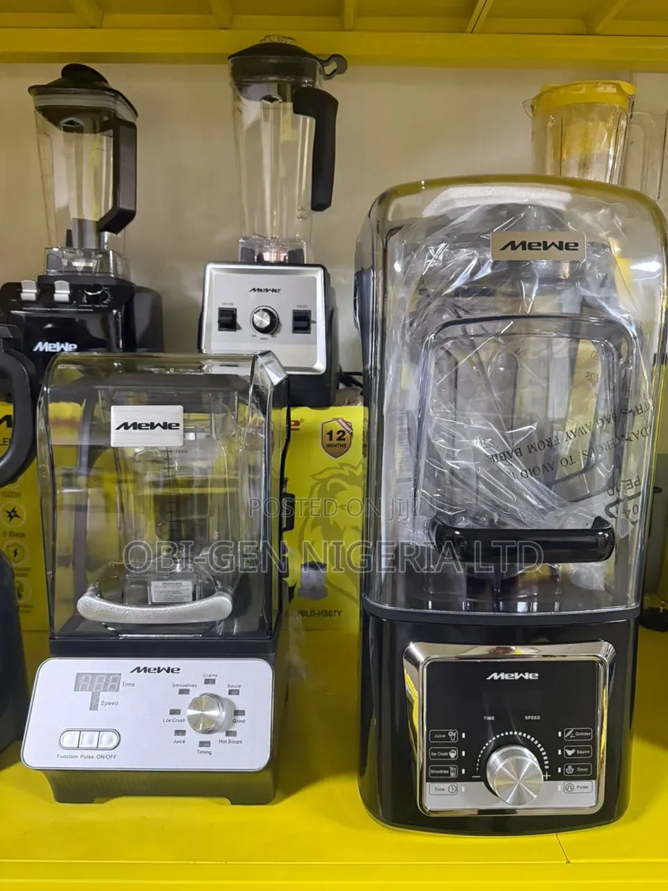 Mewe Industrial Blender Grinder Mw-Hs4023bk – 4000w Set