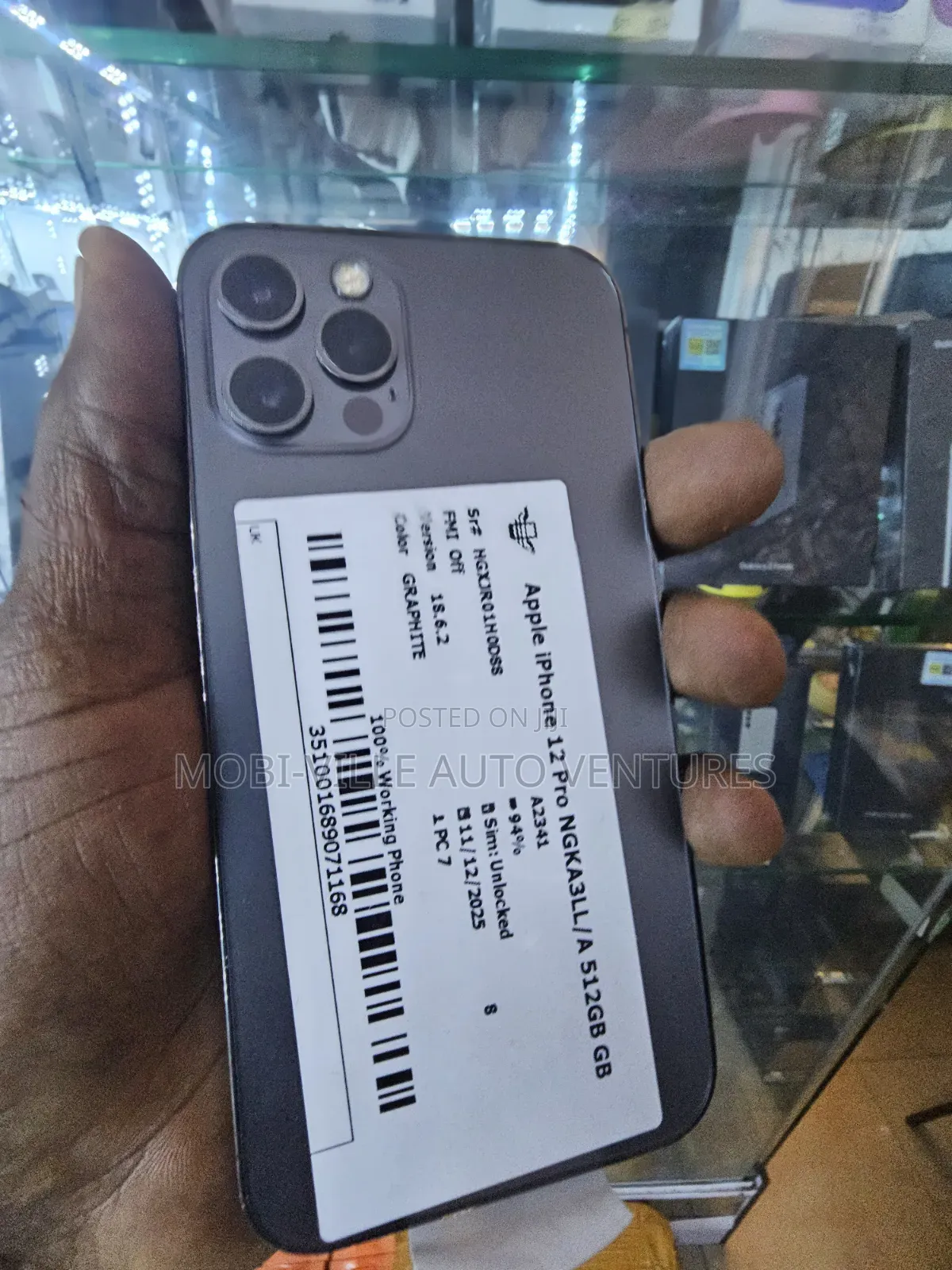 Apple iPhone 12 Pro 512 GB Black