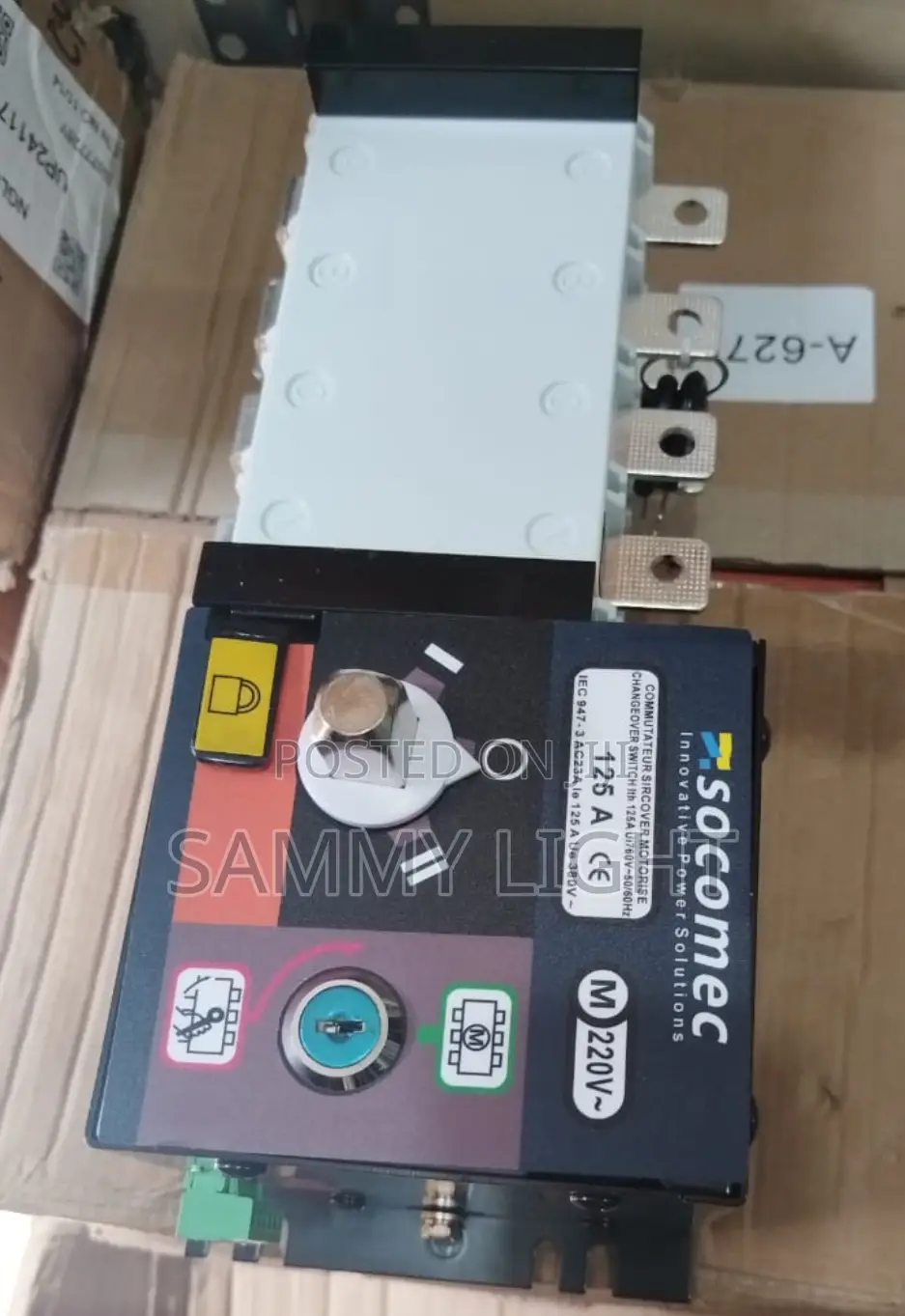 125amps Automatic Changeover Switch Socomec