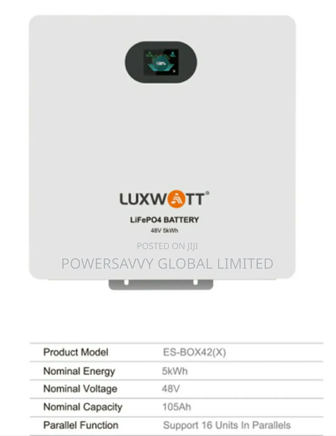 5kwh Luxwatt Lifep04 Battery