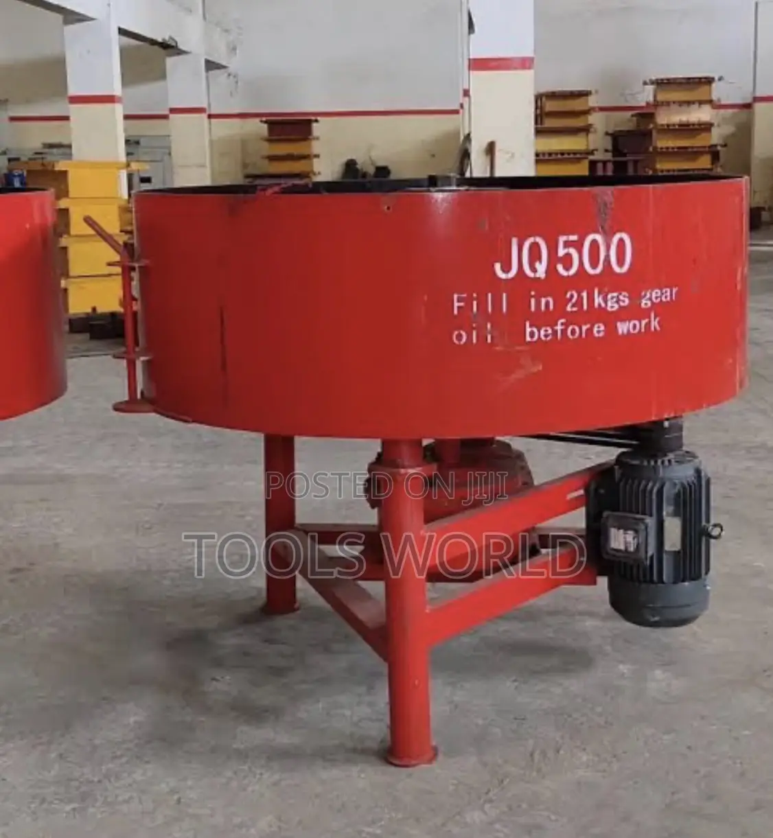 Jq500 Vertical Pan Concrete Mixer for Block Making