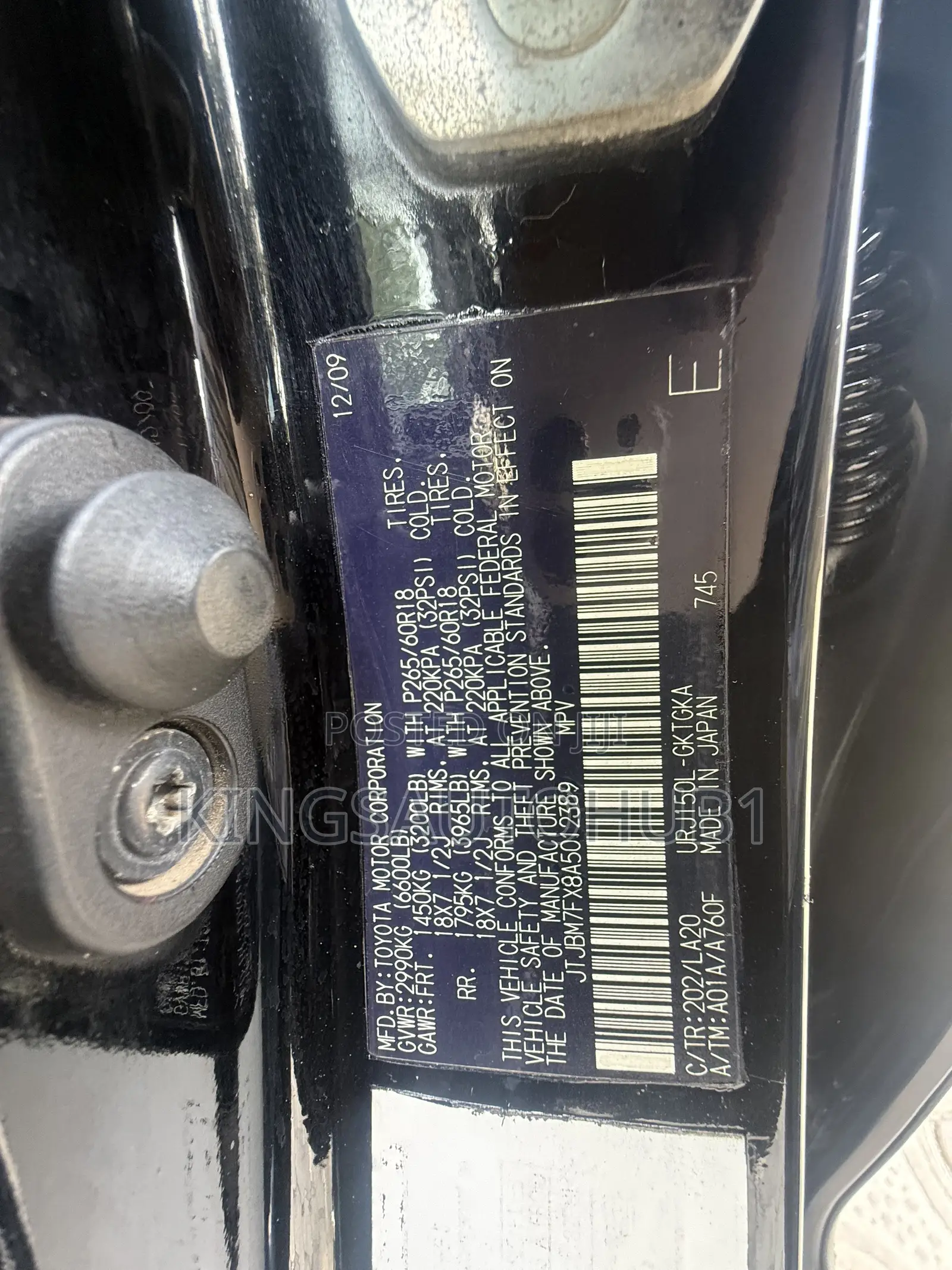Lexus GX 460 2010 Black