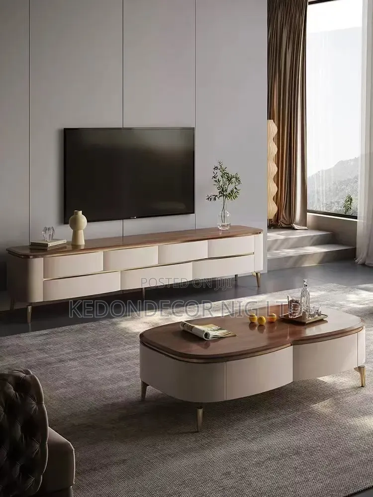 Tv Console With Coffee Table
