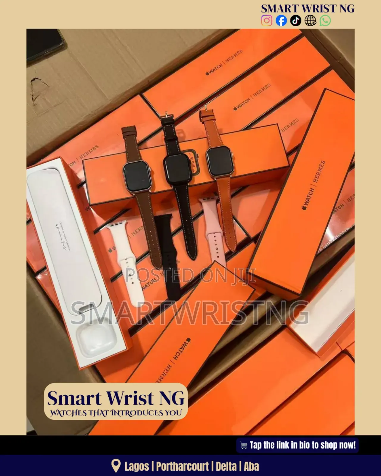 Hermes Inspired Series 11 Premium Smartwatch
