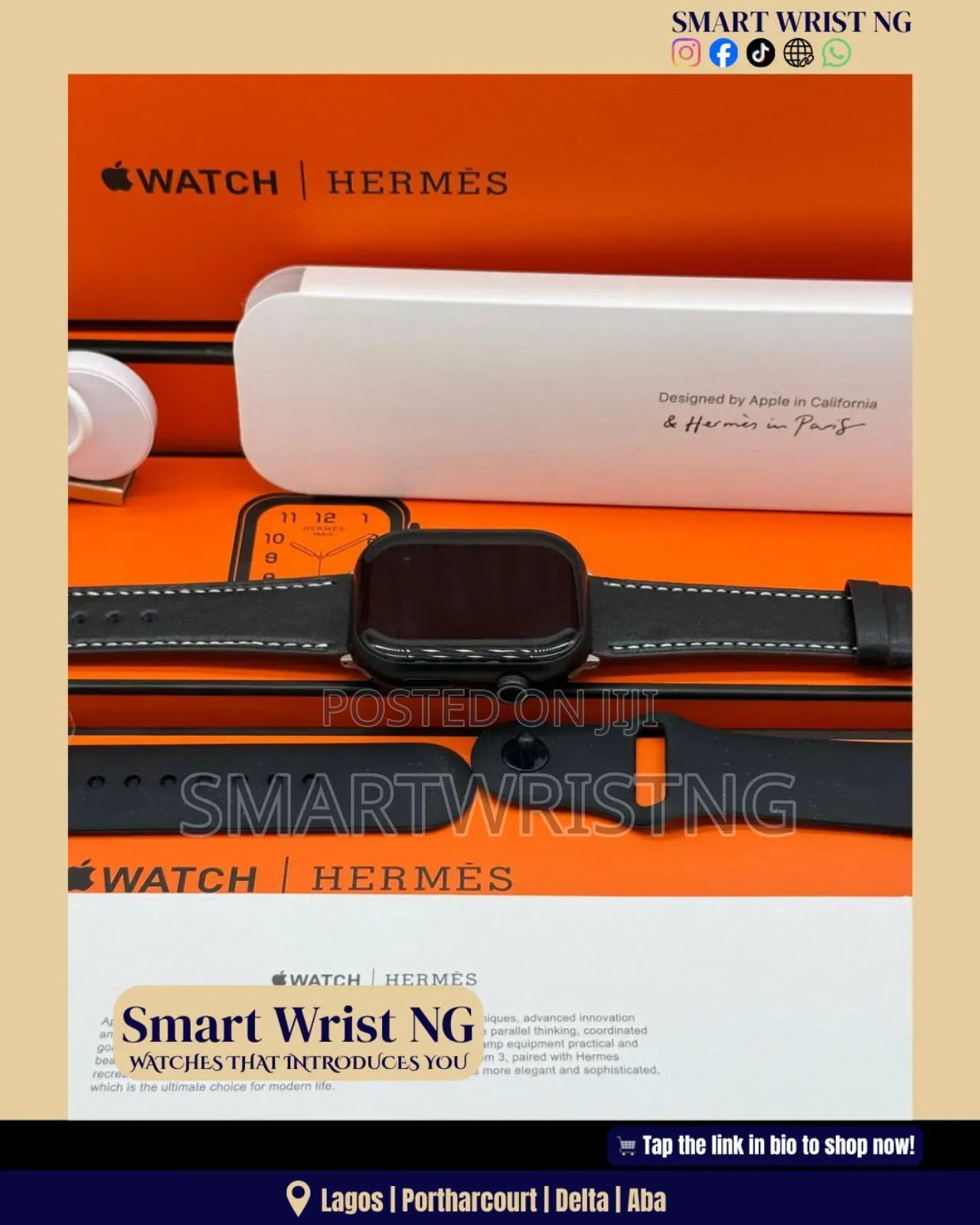Hermes Inspired Series 11 Premium Smartwatch