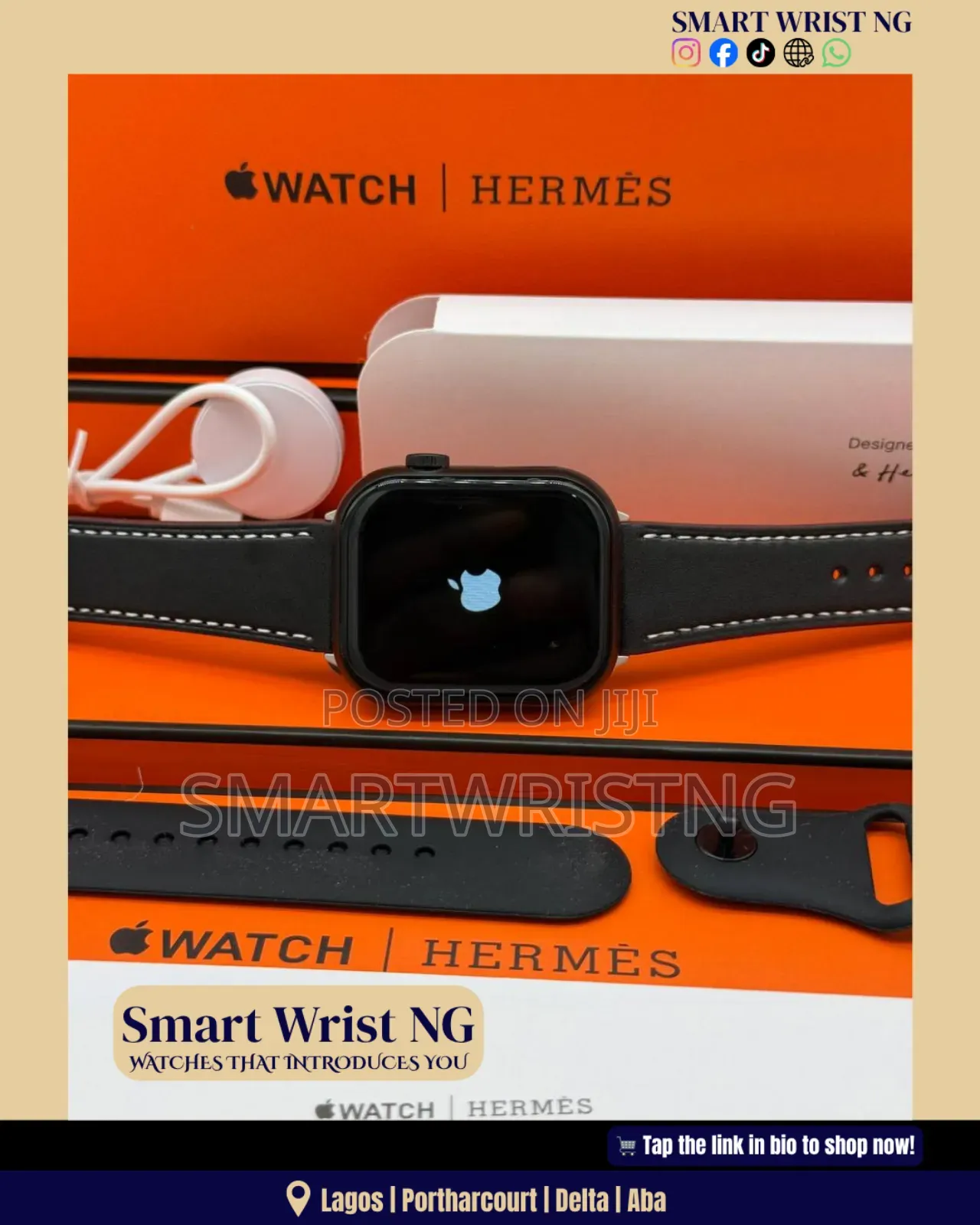 Hermes Inspired Series 11 Premium Smartwatch