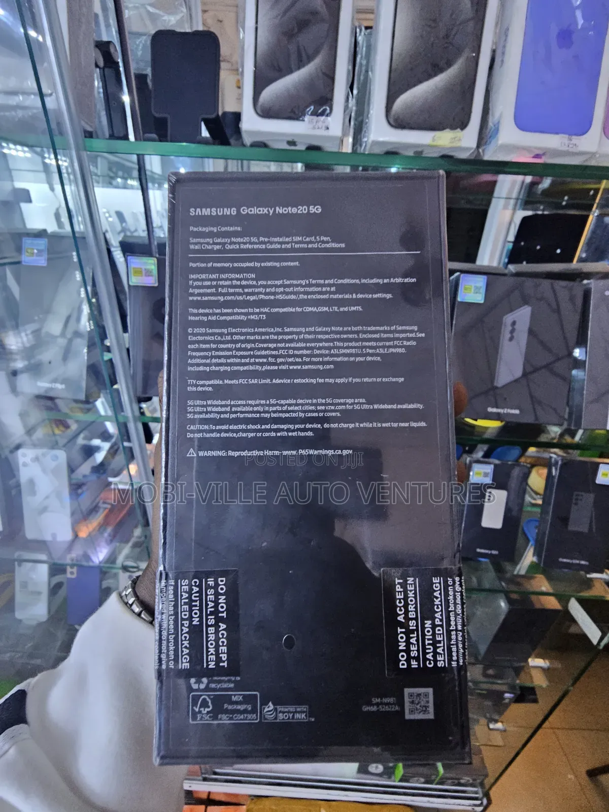 New Samsung Galaxy Note 20 Ultra 5G 256 GB Black