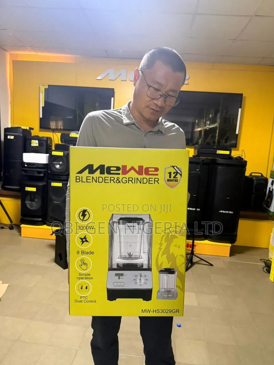 Mewe Industrial Blender Grinder Mw-Hs3029gr – 3000w
Set
