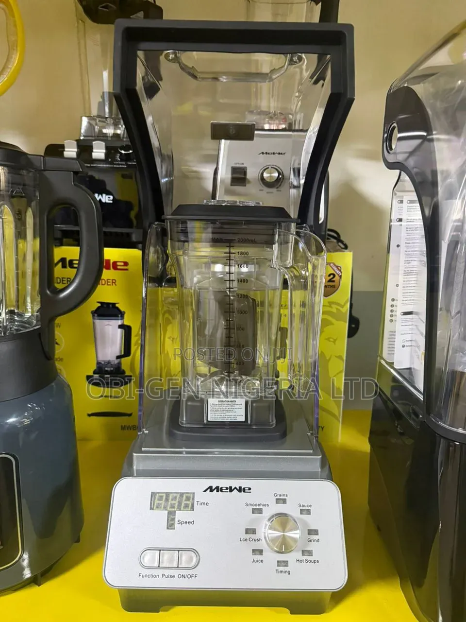 Mewe Industrial Blender Grinder Mw-Hs3029gr – 3000w
Set