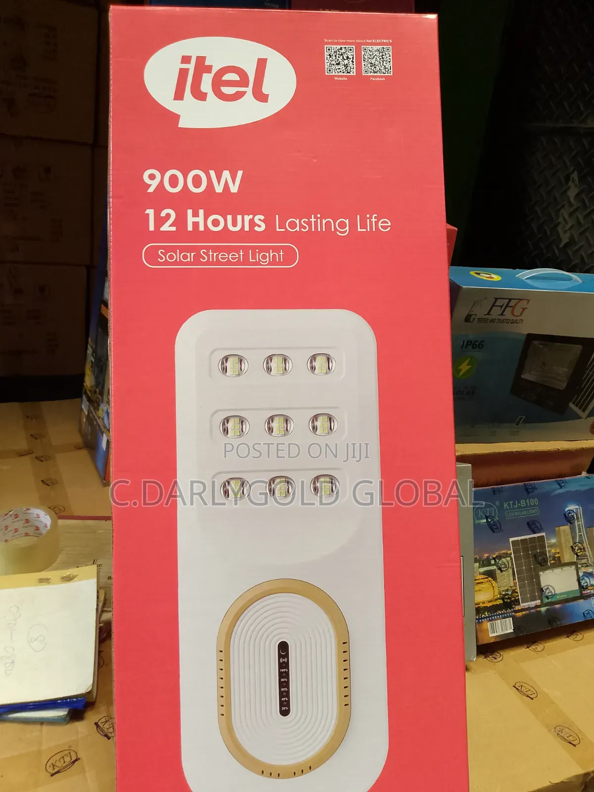 Itel 900w Solar Street Light All in One