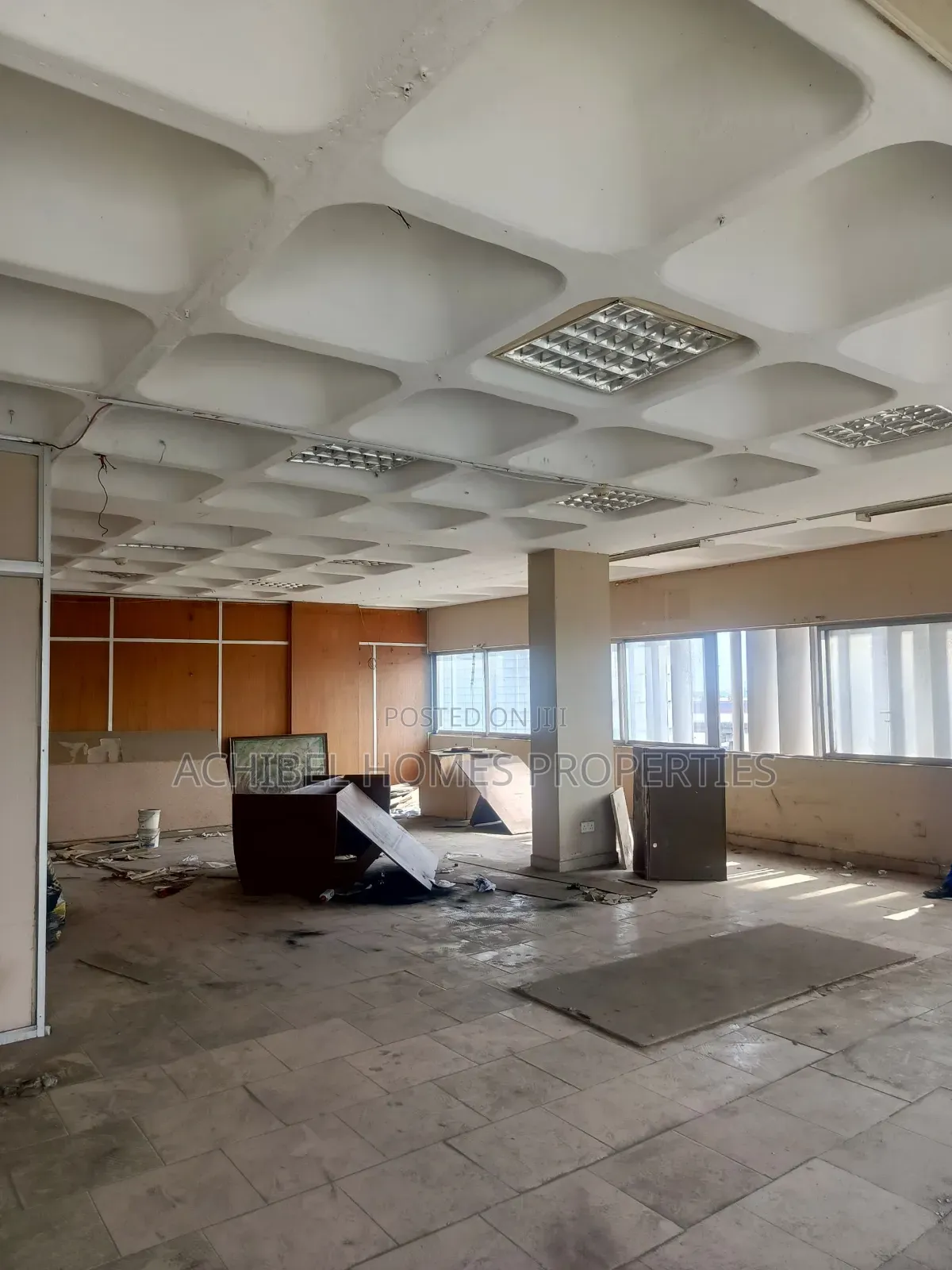 140 Square Meter Open Office Space on Broad Street, Lagos Island.