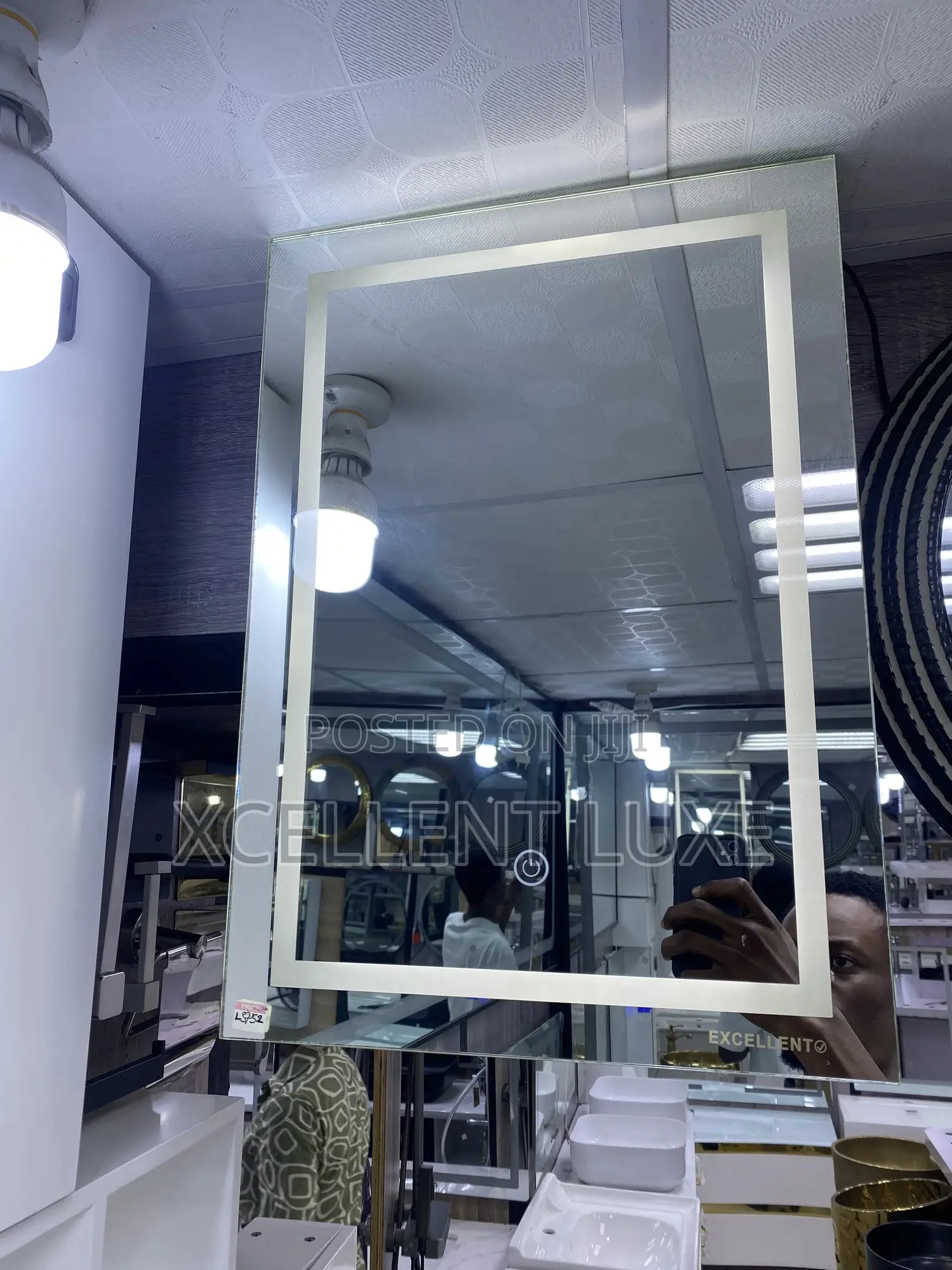 Led Mirror With Shelve (Cabinet Mirror)