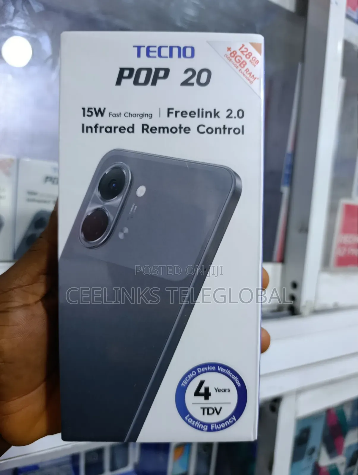 New Tecno Pop 20 128 GB Blue
