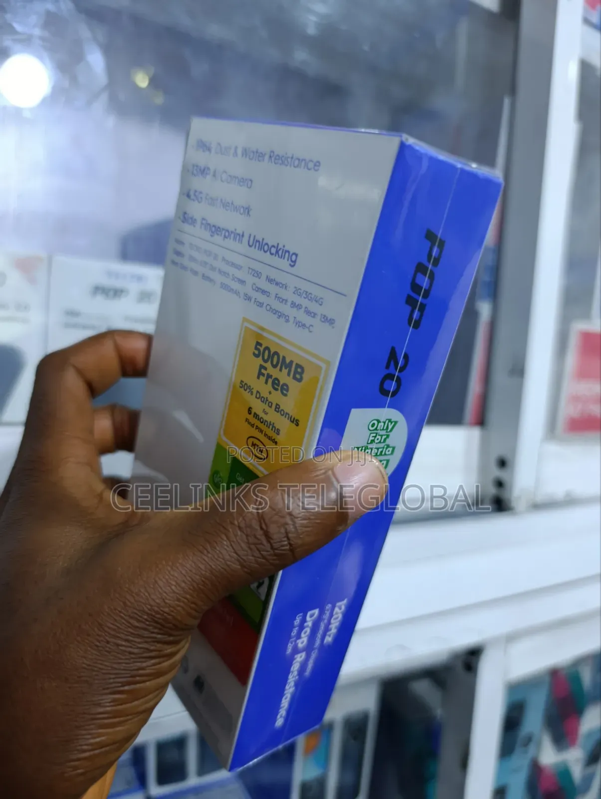 New Tecno Pop 20 128 GB Blue