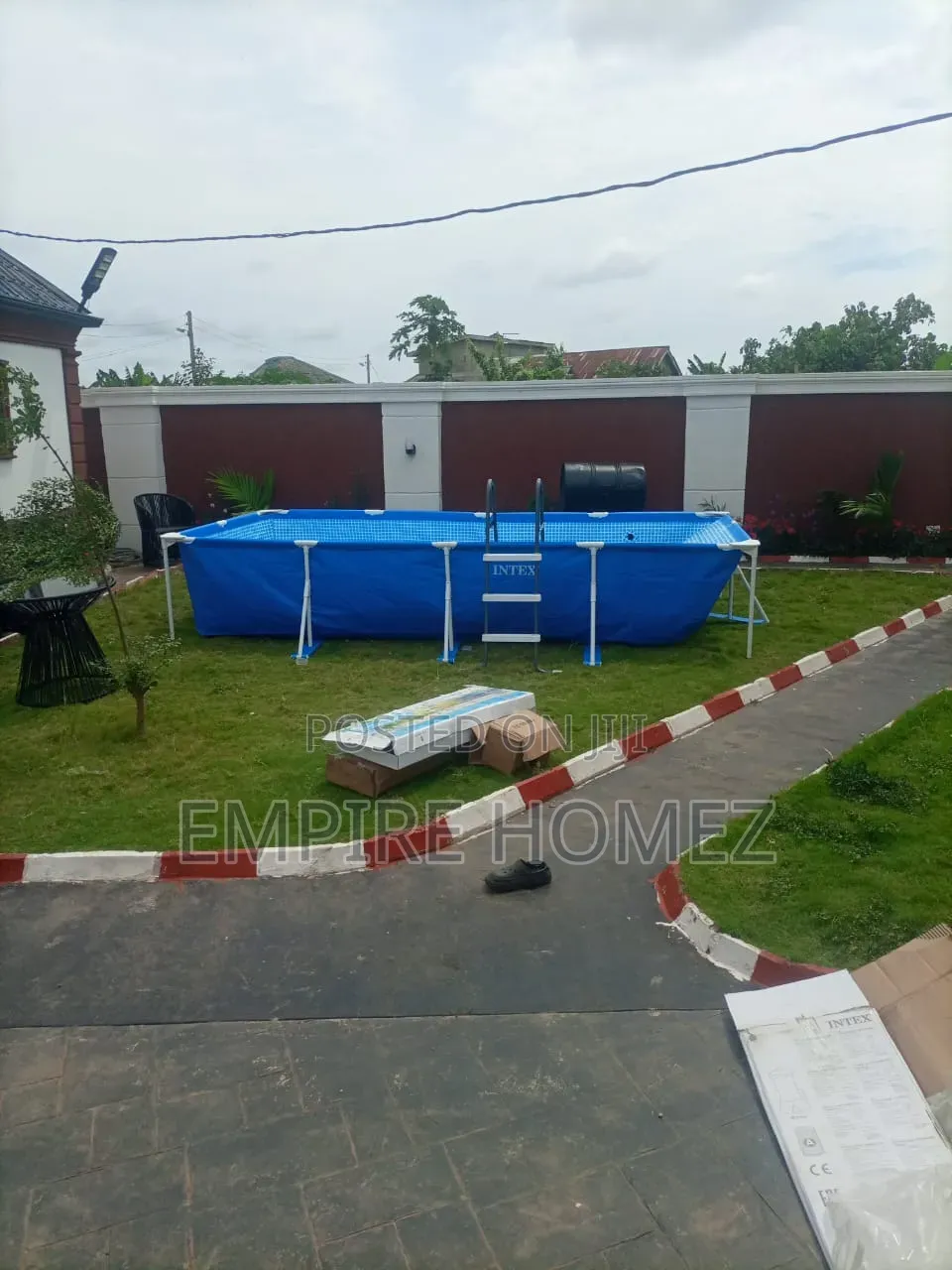 Intex 15ft Premium Rectangular Above Ground Pool – Family Edition