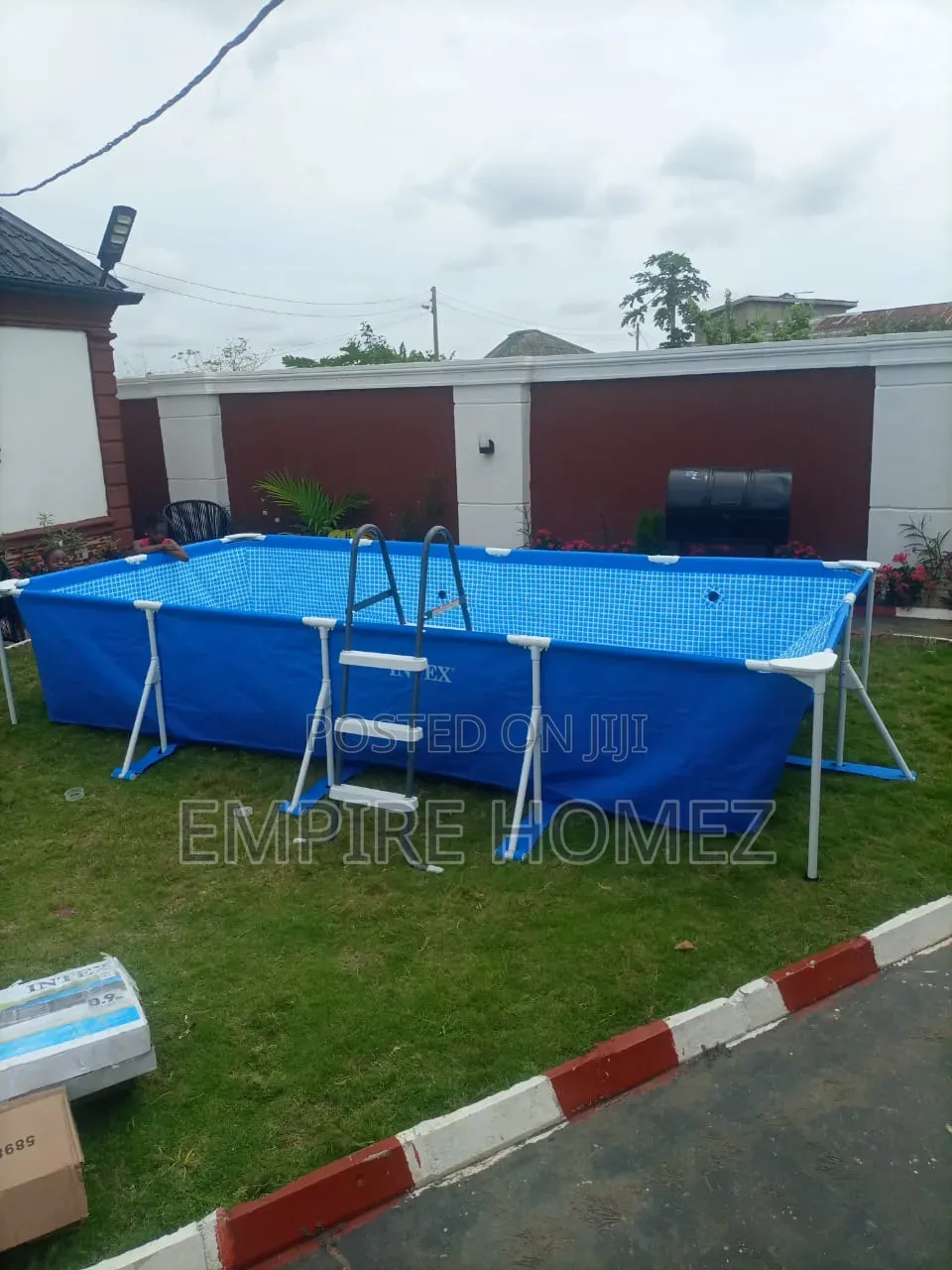 Intex 15ft Premium Rectangular Above Ground Pool – Family Edition