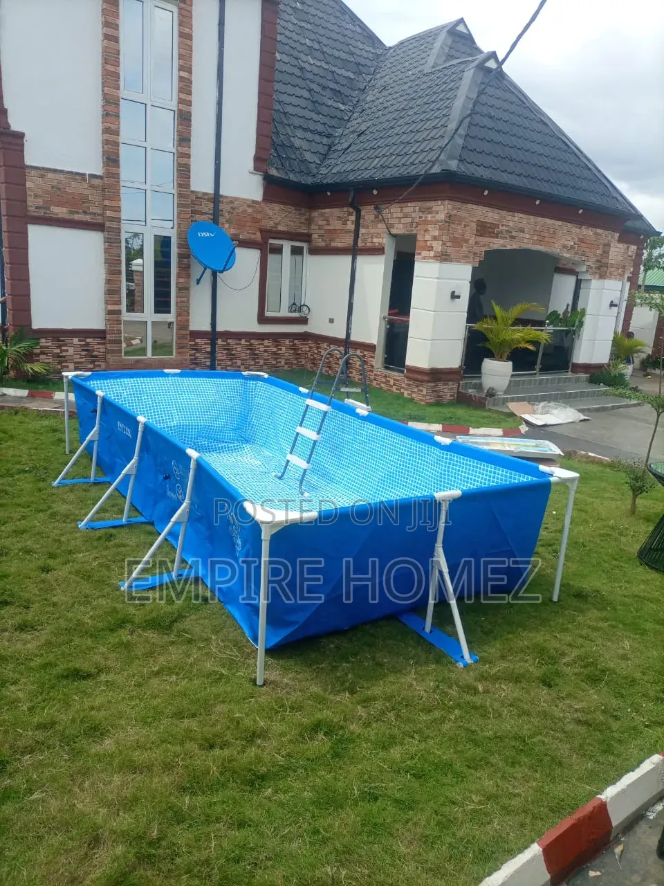 Intex 15ft Premium Rectangular Above Ground Pool – Family Edition