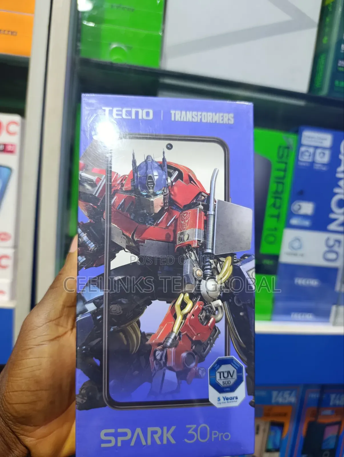 New Tecno Spark 30 Pro 256 GB Blue