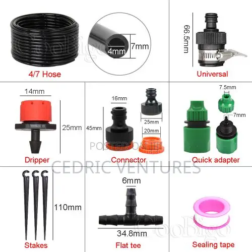 Garden 25m Diy Drip Irrigation Watering System
