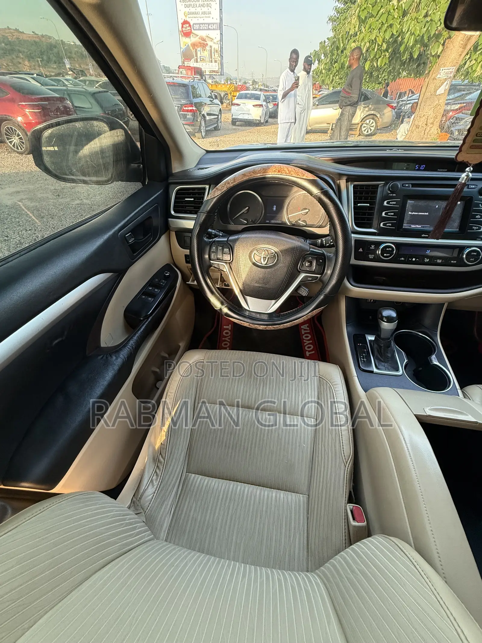 Toyota Highlander XLE V6 4x4 (3.5L 6cyl 6A) 2016 Gray