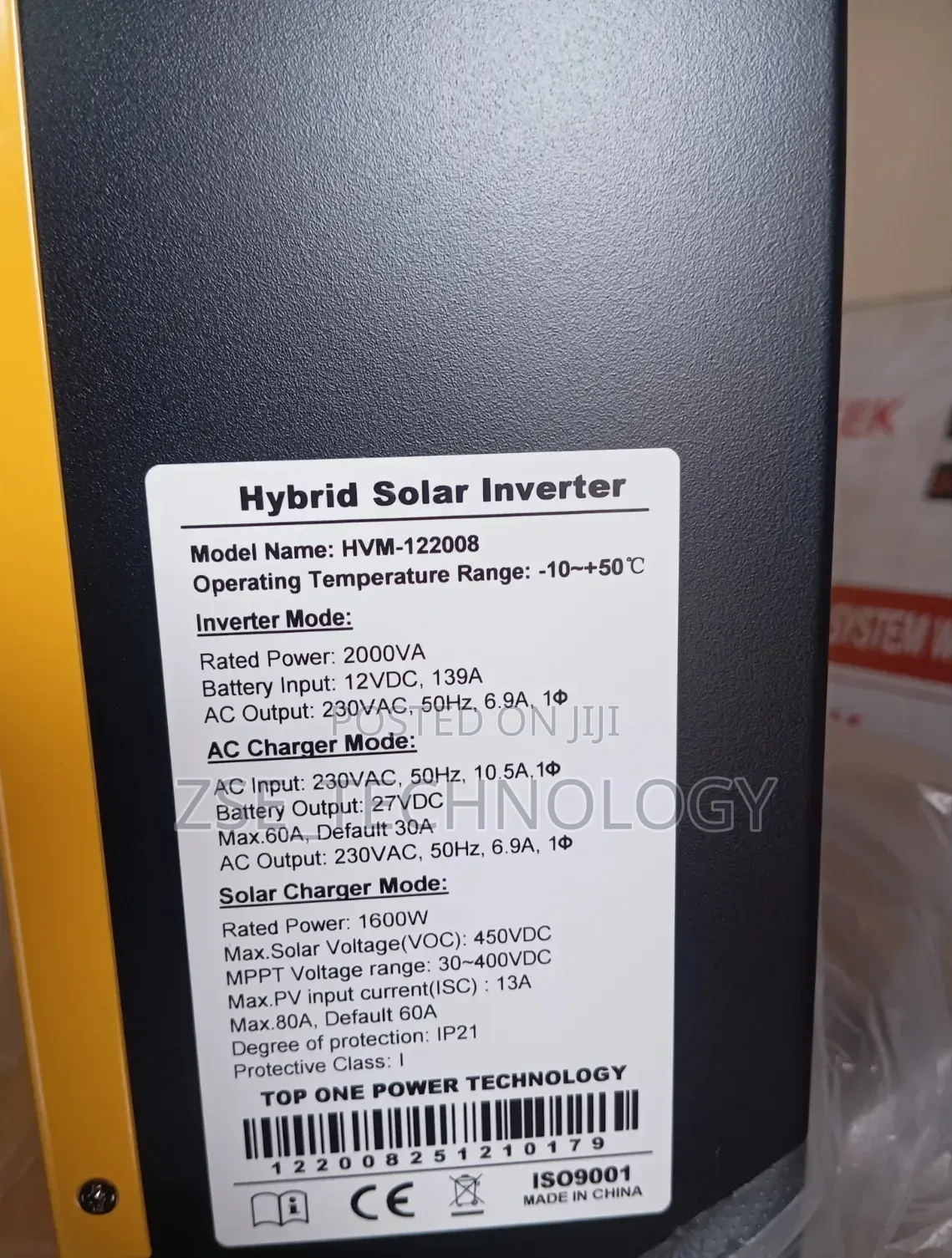 2kva/12v Hybrid Inverter