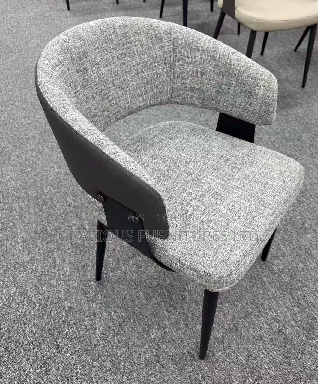 Luxury Fabric Dining Chair