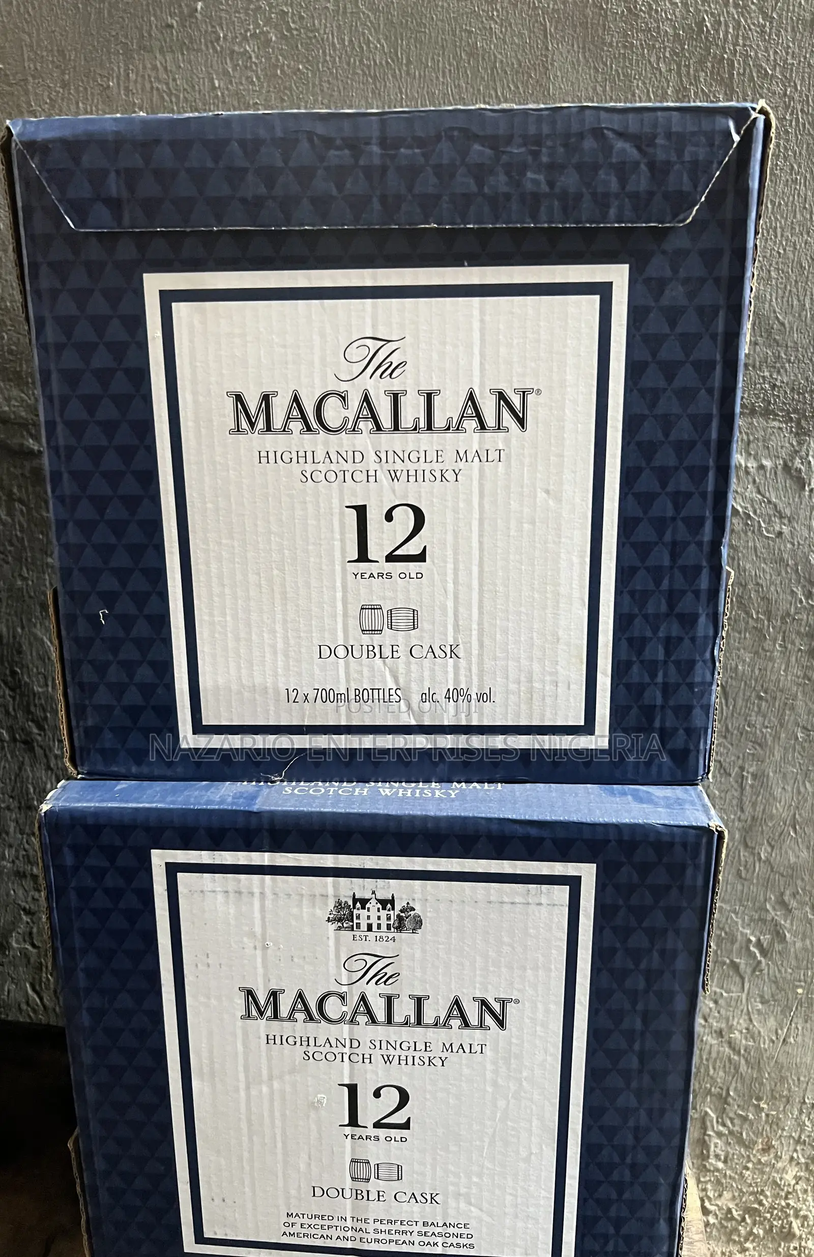 The Macallan 12 Years Old Whisky (70cl) — Price for 12 Bottles