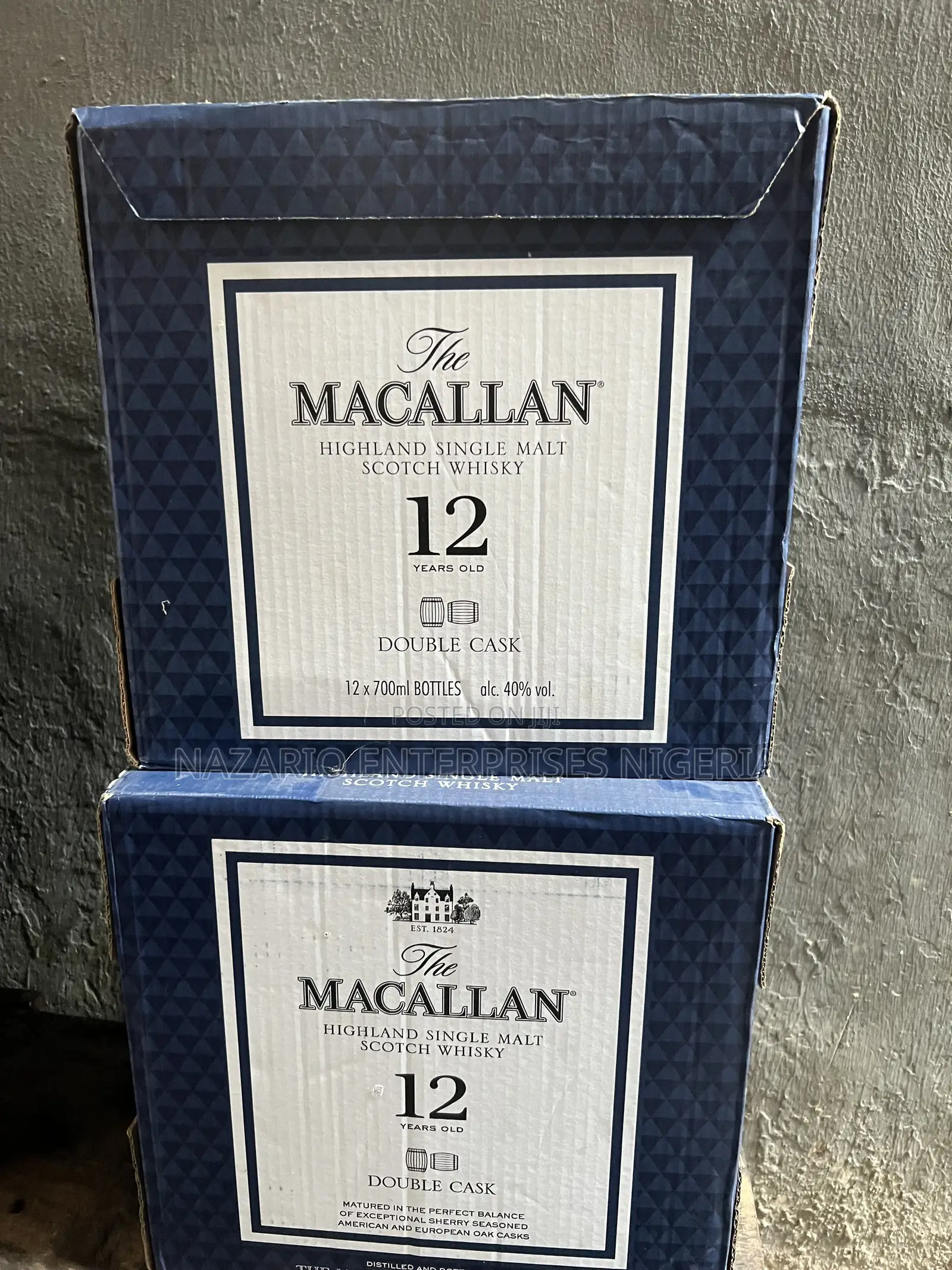 The Macallan 12 Years Old Whisky (70cl) — Price for 12 Bottles