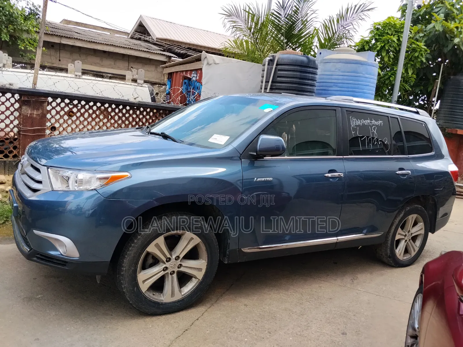 Toyota Highlander Limited 2012 Blue