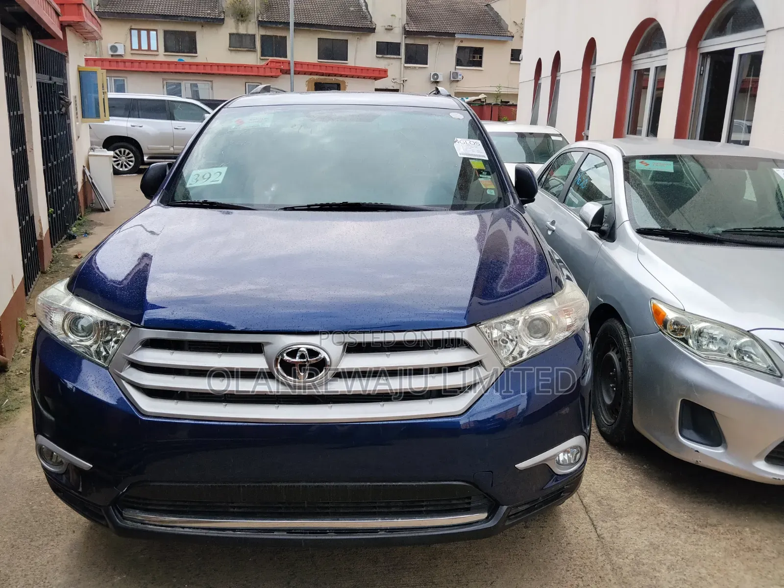 Toyota Highlander Limited 3.5l 4WD 2013 Blue