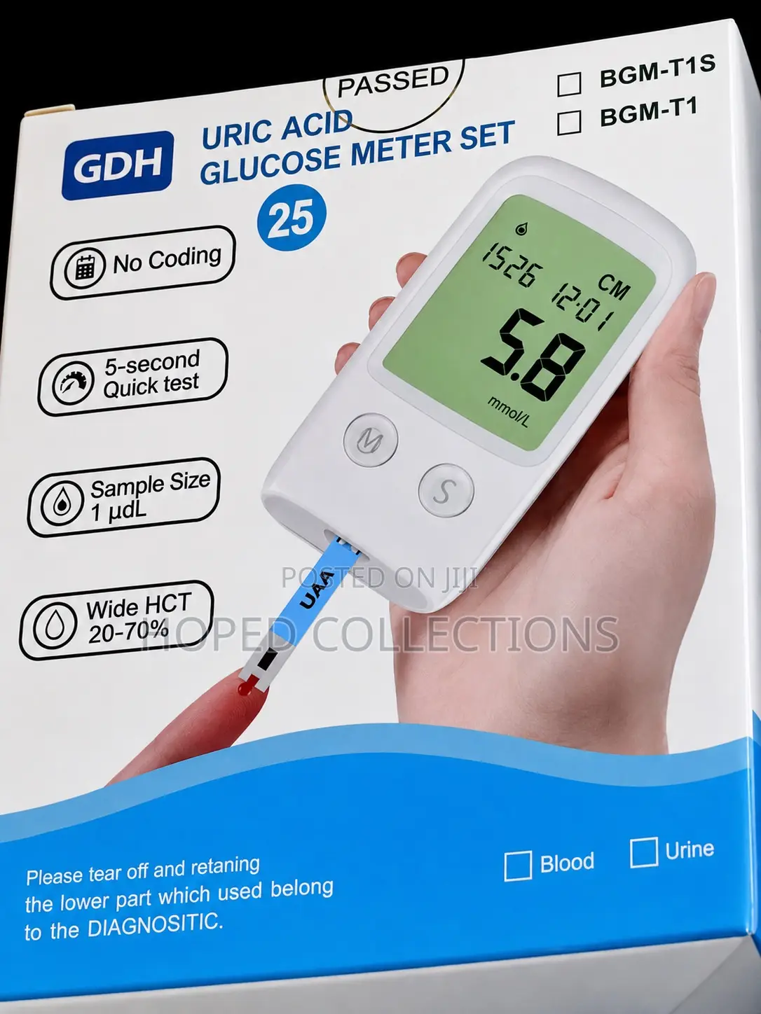 GDH Uric Acid Glucose Meter Set