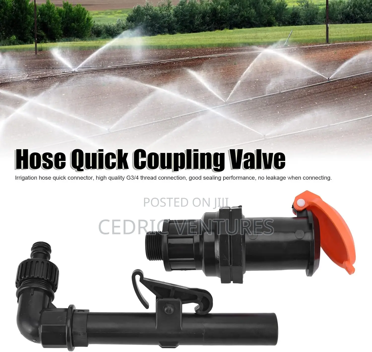 Quick 3/4" Water Intake Valve for Garden Irrigation System