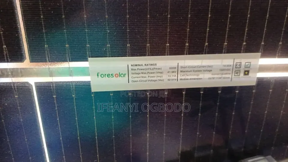 600w 144cell Brand New