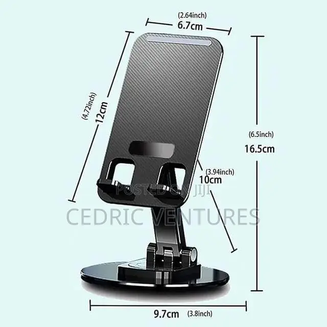 360 Degree Rotating Desktop Mobile Phone Stand Holder