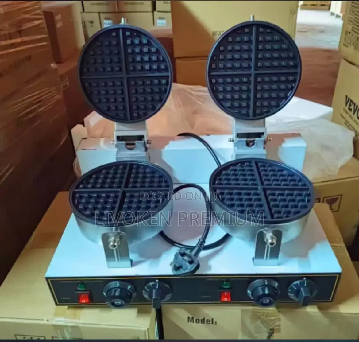 Double Electric Waffle Maker