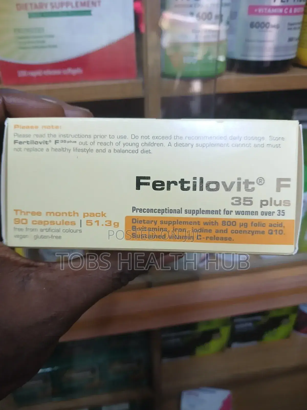 Fertilovit F 35 for Women Over 35 Trying to Conceive or Undergoing Ivf
