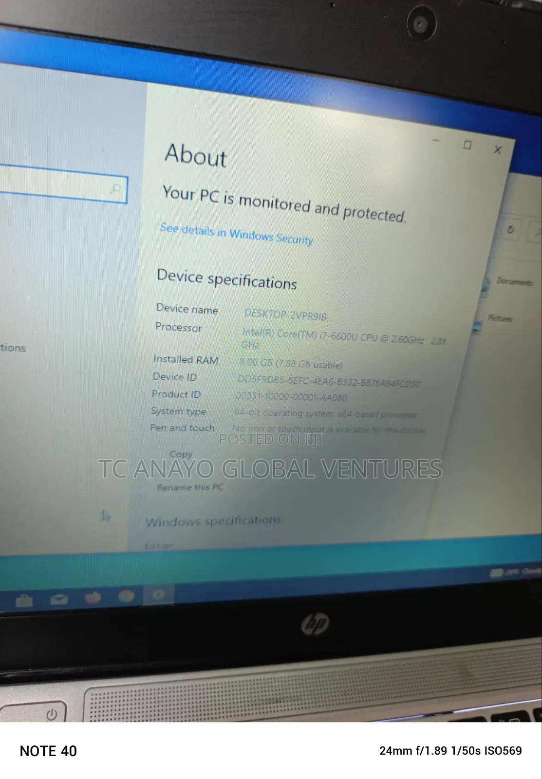 Laptop HP EliteBook 820 G3 8GB Intel Core i7 SSD 256GB