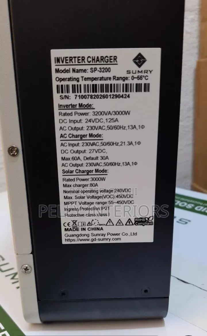 Sumry Solar Hybrid Inverter 3.2kva 24v