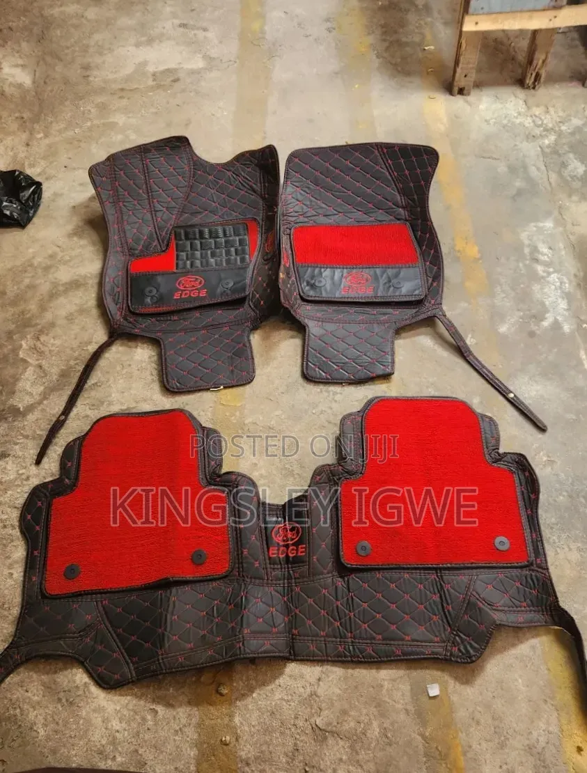 Double Layer Leather Floor Mat Ford Edge 2015