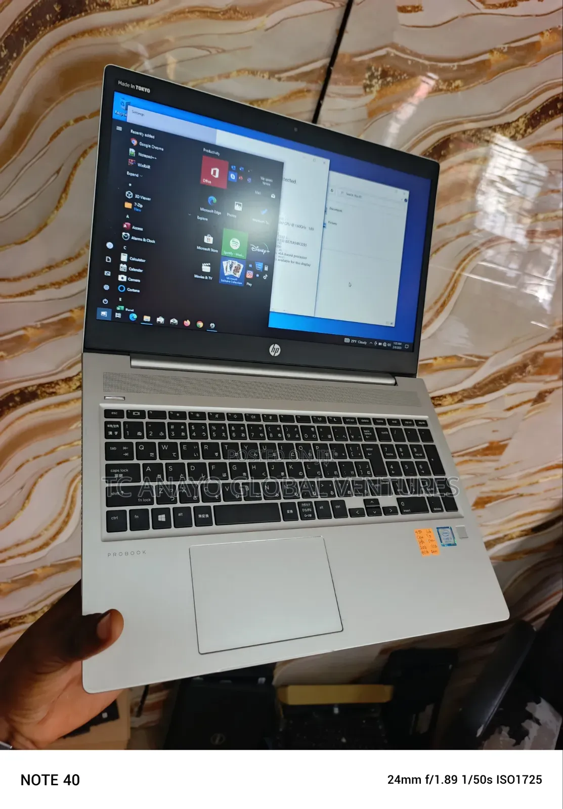 Laptop HP ProBook 450 G6 8GB Intel Core i5 SSD 256GB
