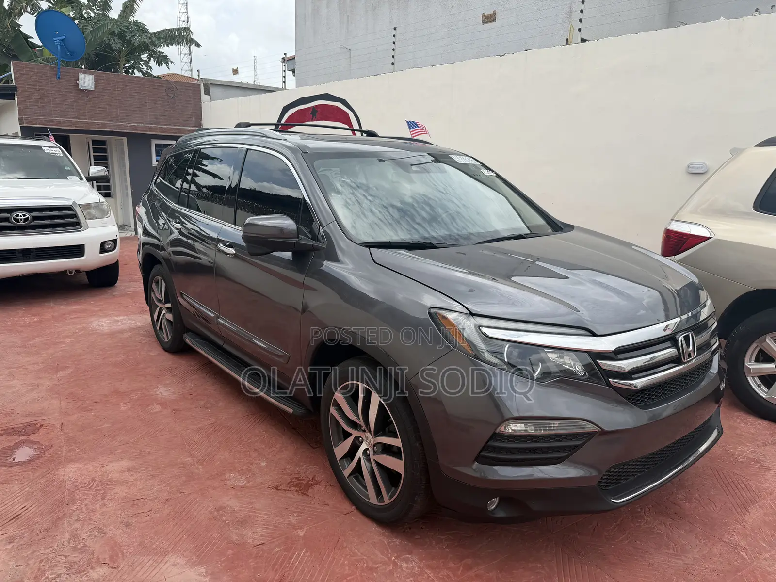 Honda Pilot Touring 4dr SUV (3.5L 6cyl 9A) 2016 Gray