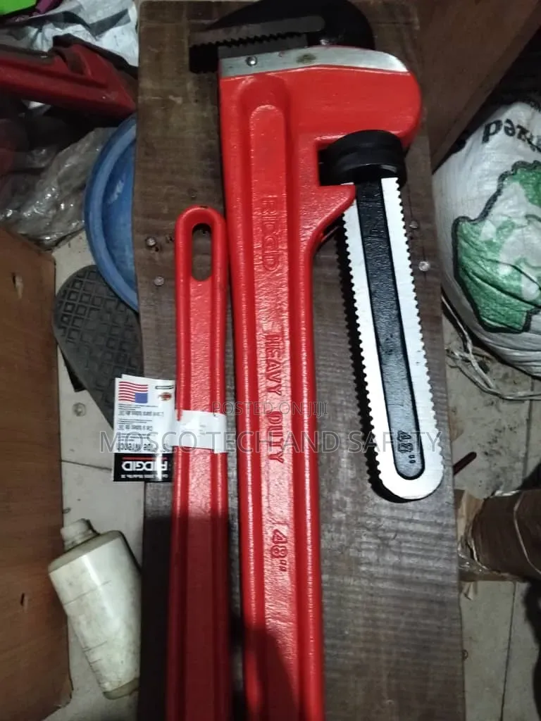 Rigid Pipe Wrench 48" (Heavy Duty Industrial Pipe Tool)