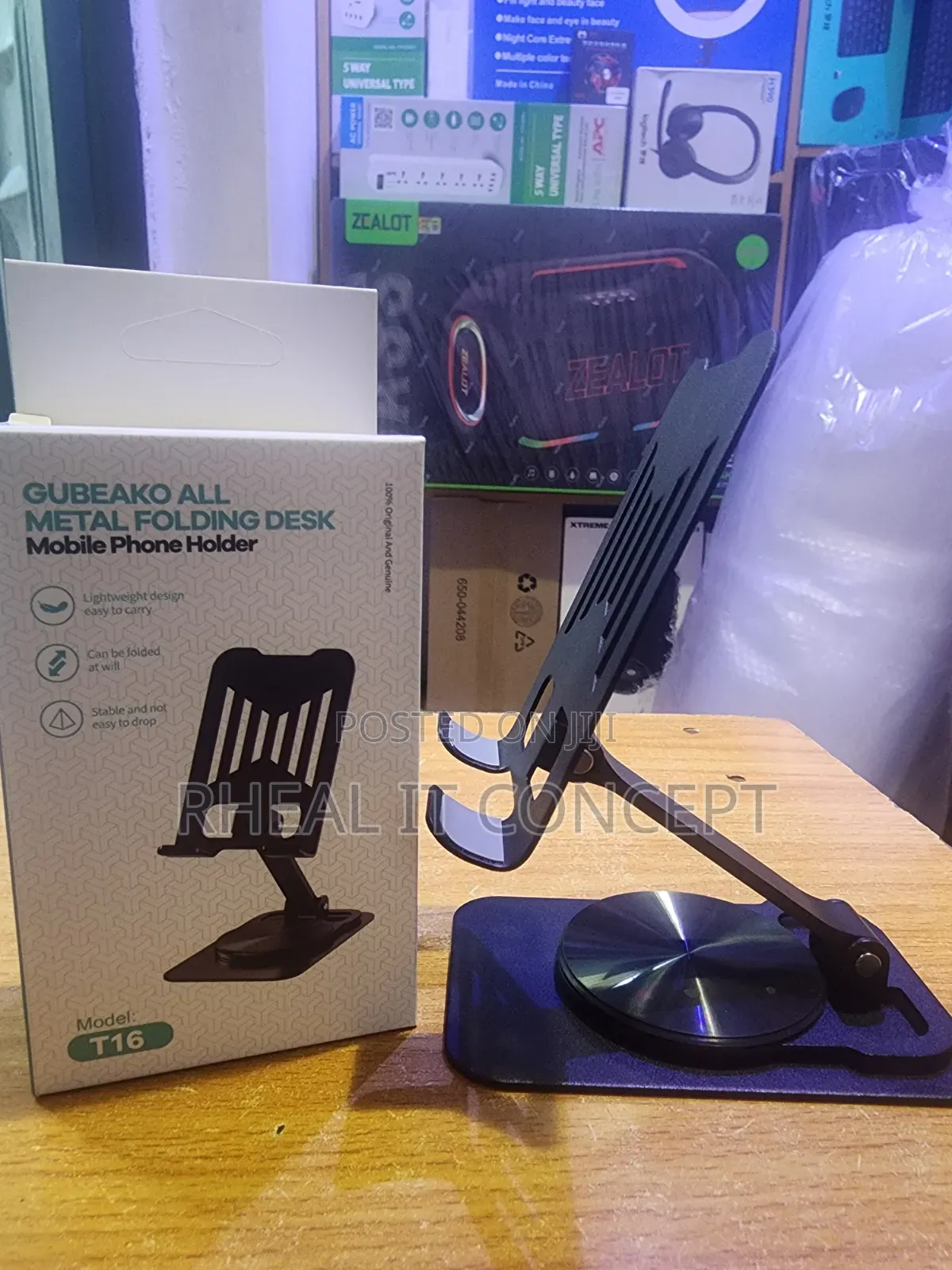 T16 Metallic 360 Rotating Phone Holder